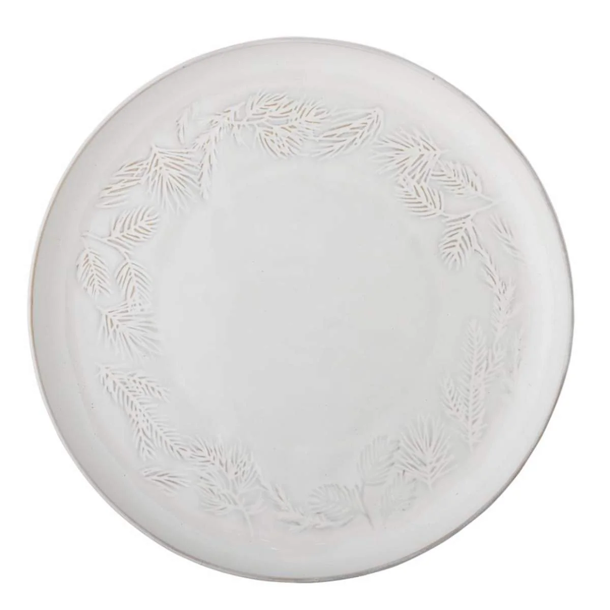 Bloomingville Winter Serving Plate, Nature, Stoneware - Image 3