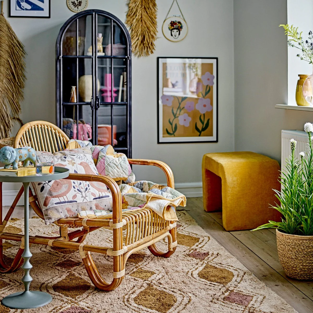 Bloomingville Baal Rattan Lounge Chair - Image 3