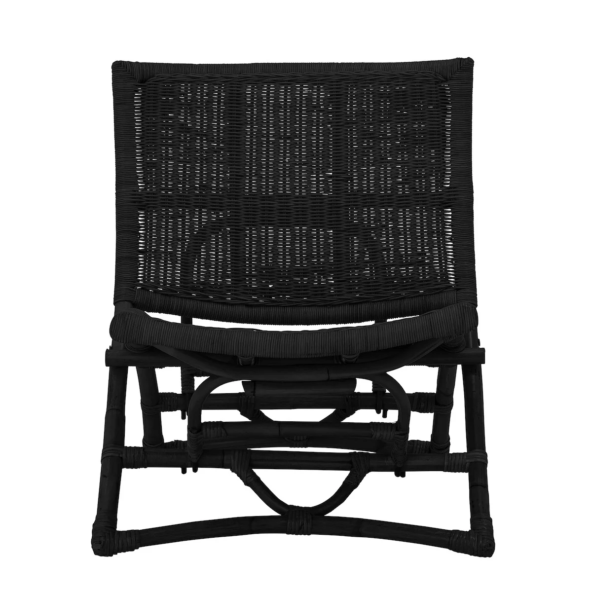 Bloomingville Baz Black Rattan Lounge Chair - Image 5