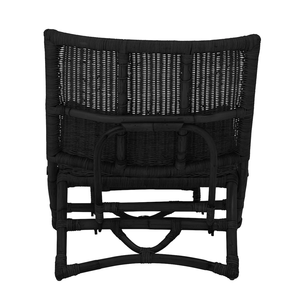 Bloomingville Baz Black Rattan Lounge Chair - Image 7