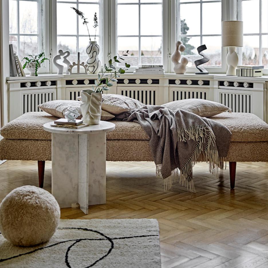 Bloomingville Jasmia White Marble Side Table - Image 6