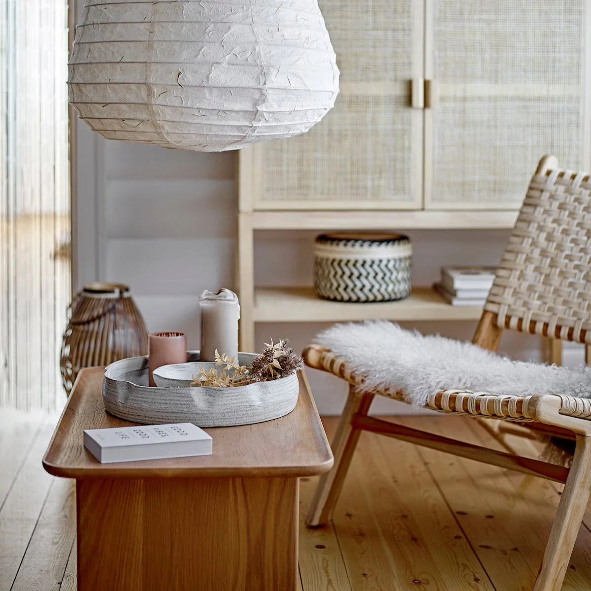 Bloomingville Keila Lounge Teak Chair - Image 2