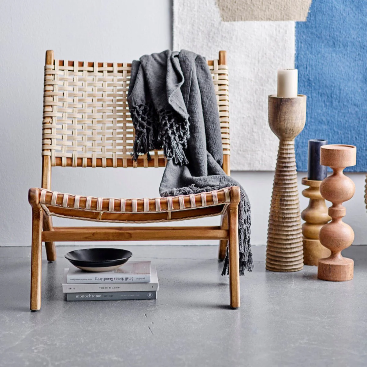 Bloomingville Keila Lounge Teak Chair - Image 4