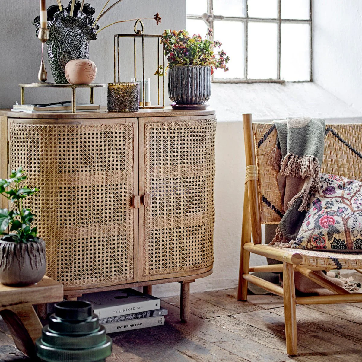 Bloomingville Lennox Lounge Teak Chair - Image 4