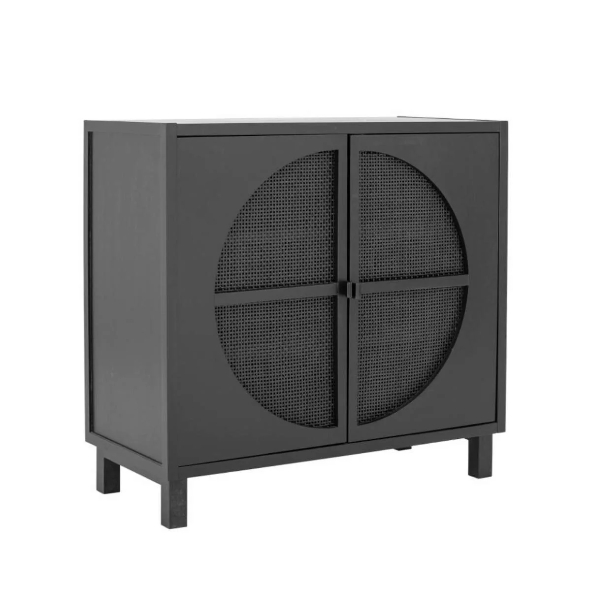 Bloomingville Trento Cabinet Black Gmelina Wood - Image 4