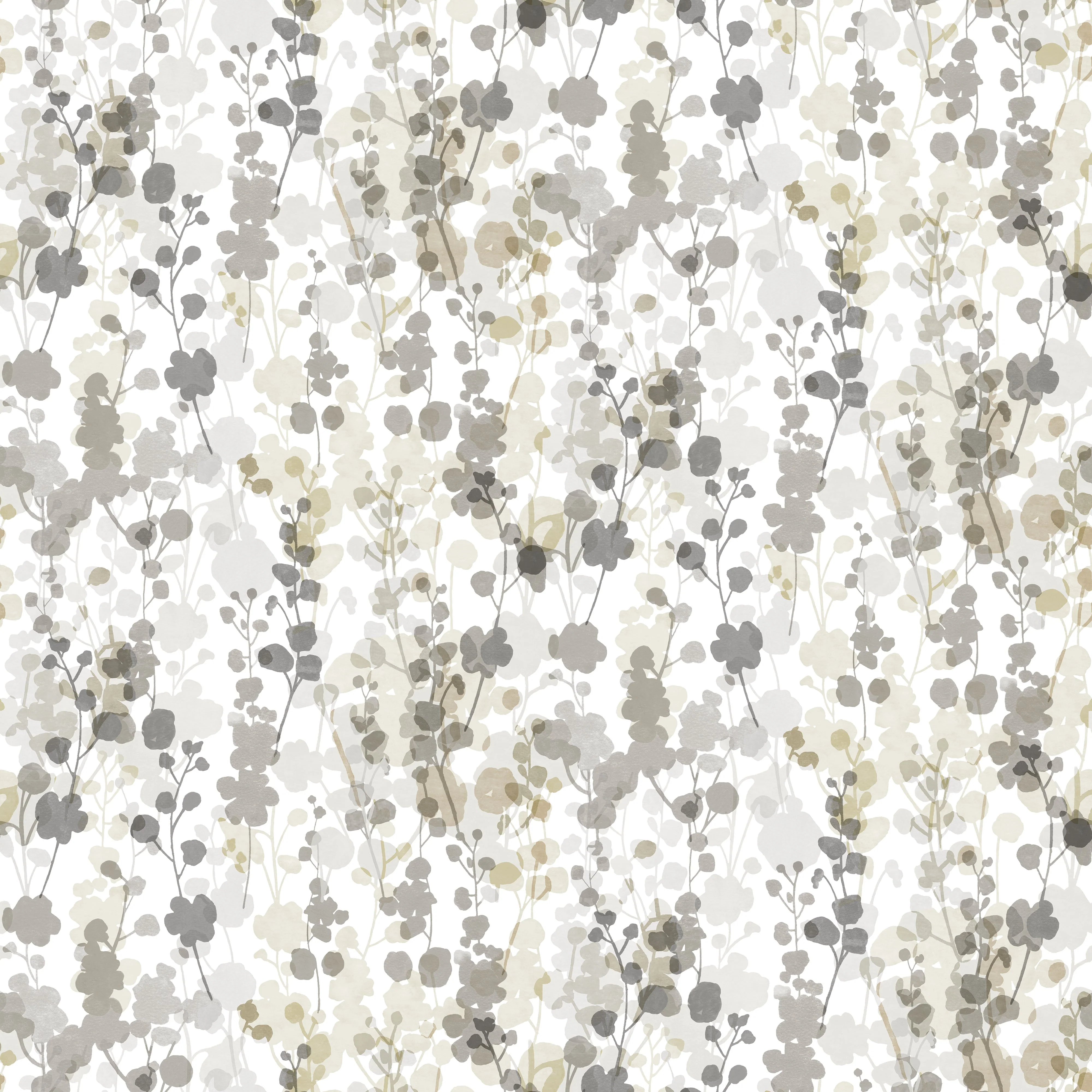Ohpopsi Blossom Wallpaper -  Neutral Grey - Image 2