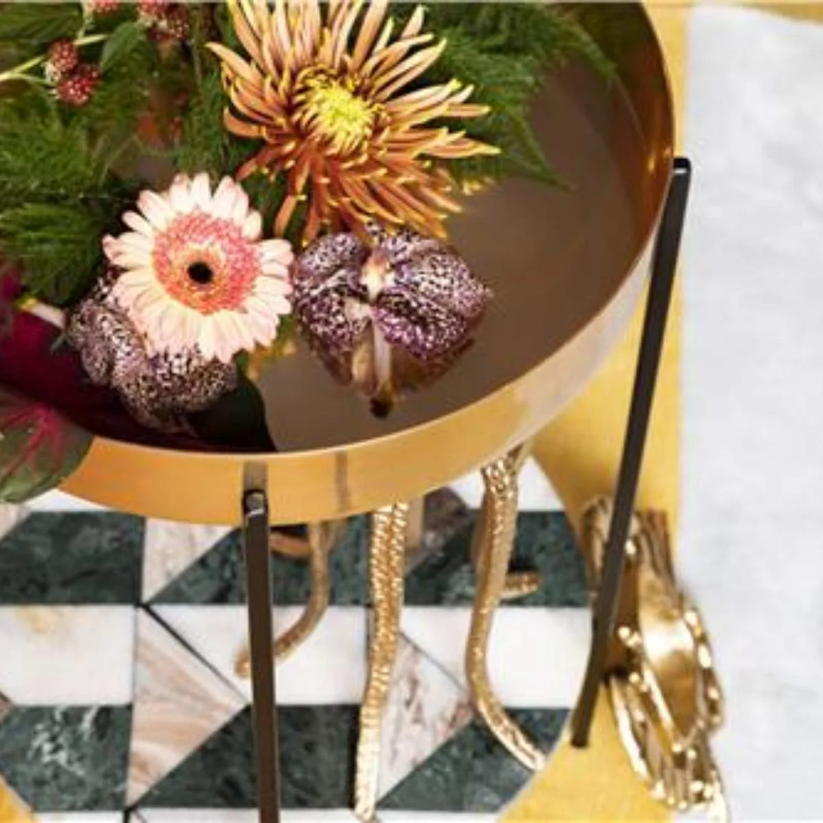 Bold Monkey Another Marble Side Table - Image 10