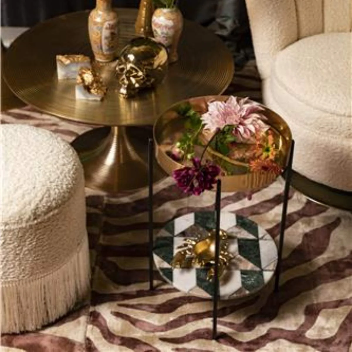 Bold Monkey Another Marble Side Table - Image 11