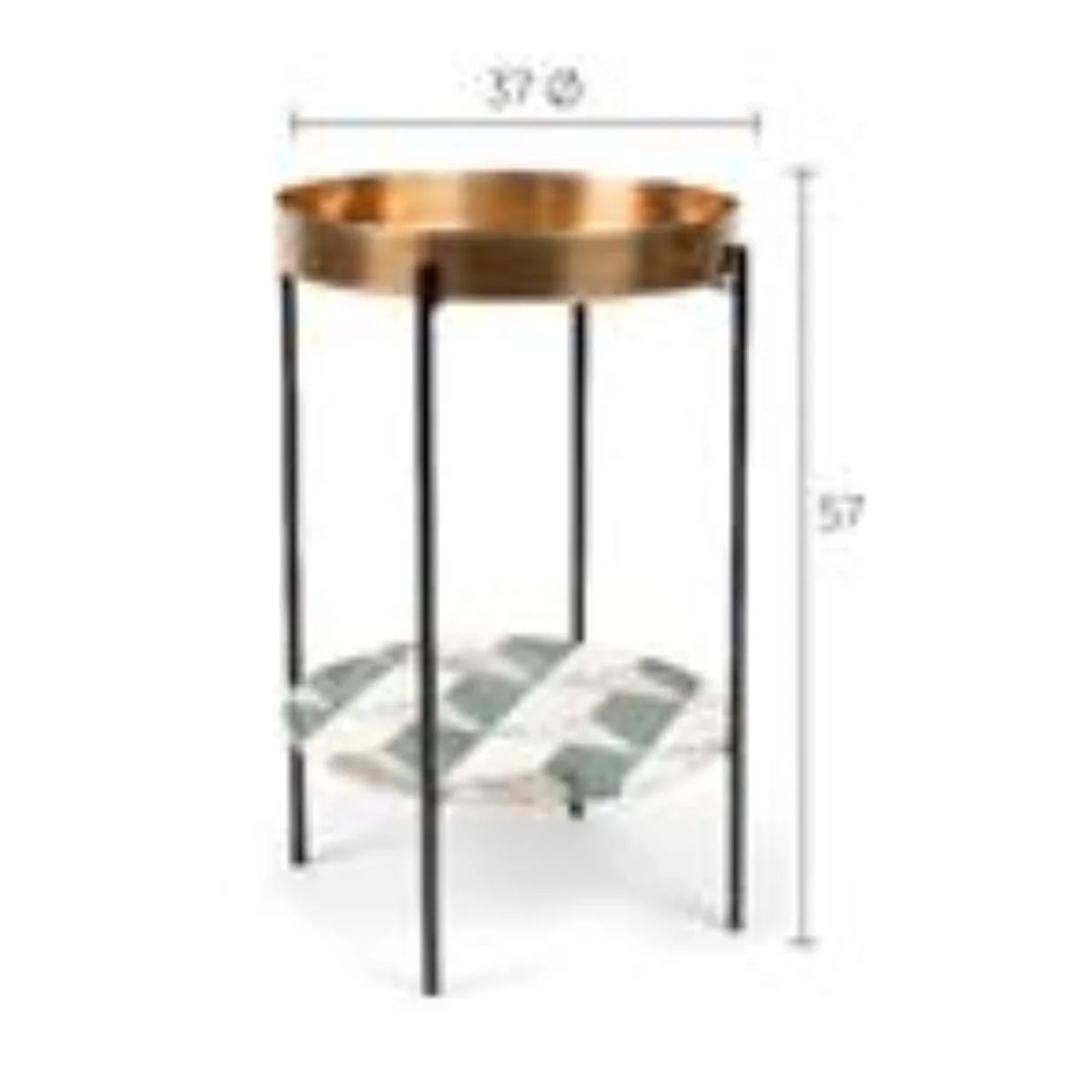Bold Monkey Another Marble Side Table - Image 6