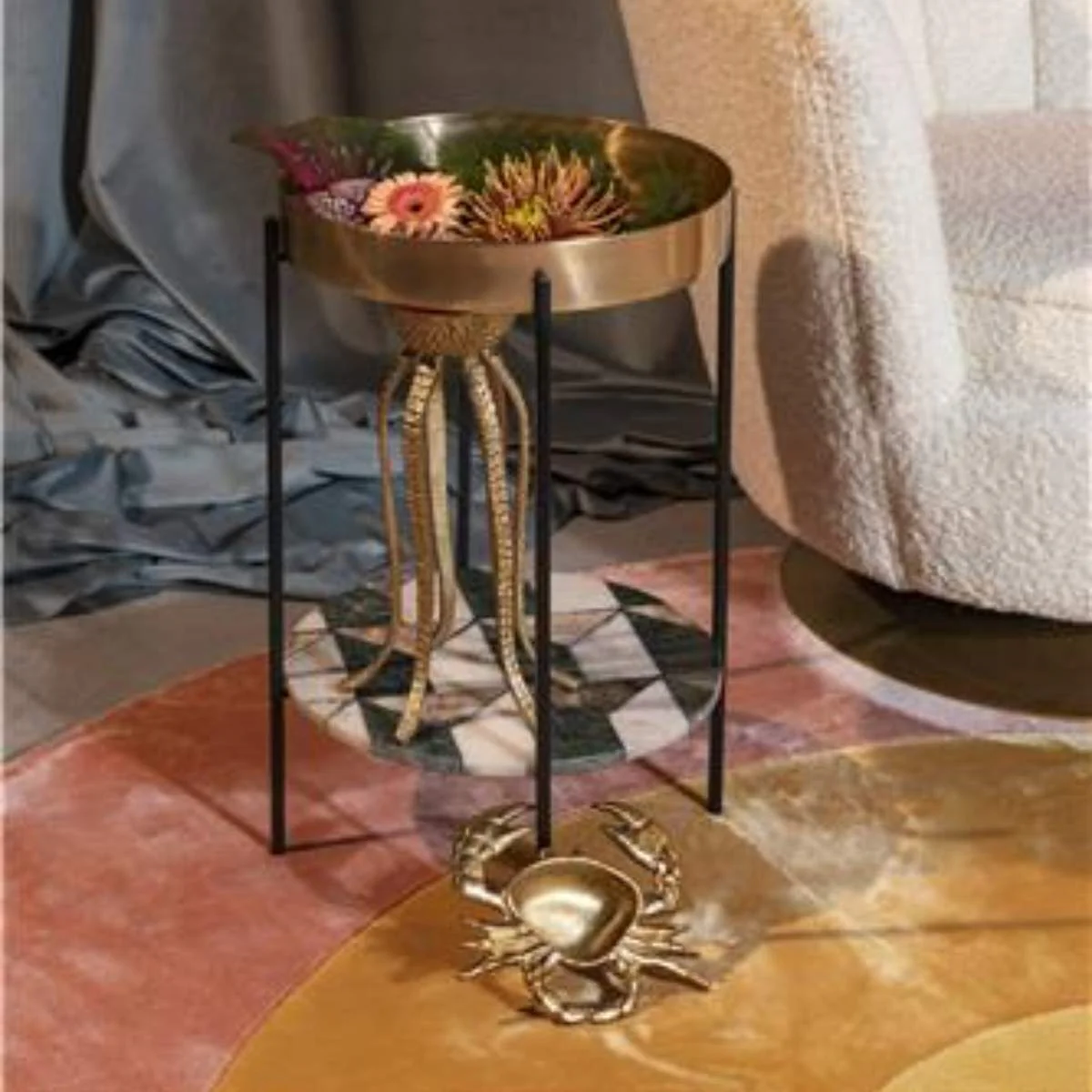 Bold Monkey Another Marble Side Table - Image 8