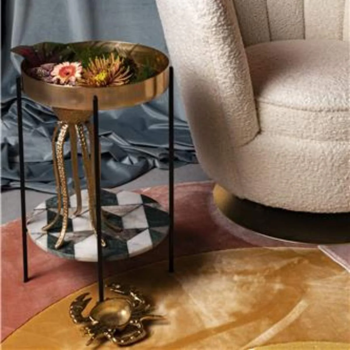 Bold Monkey Another Marble Side Table - Image 9