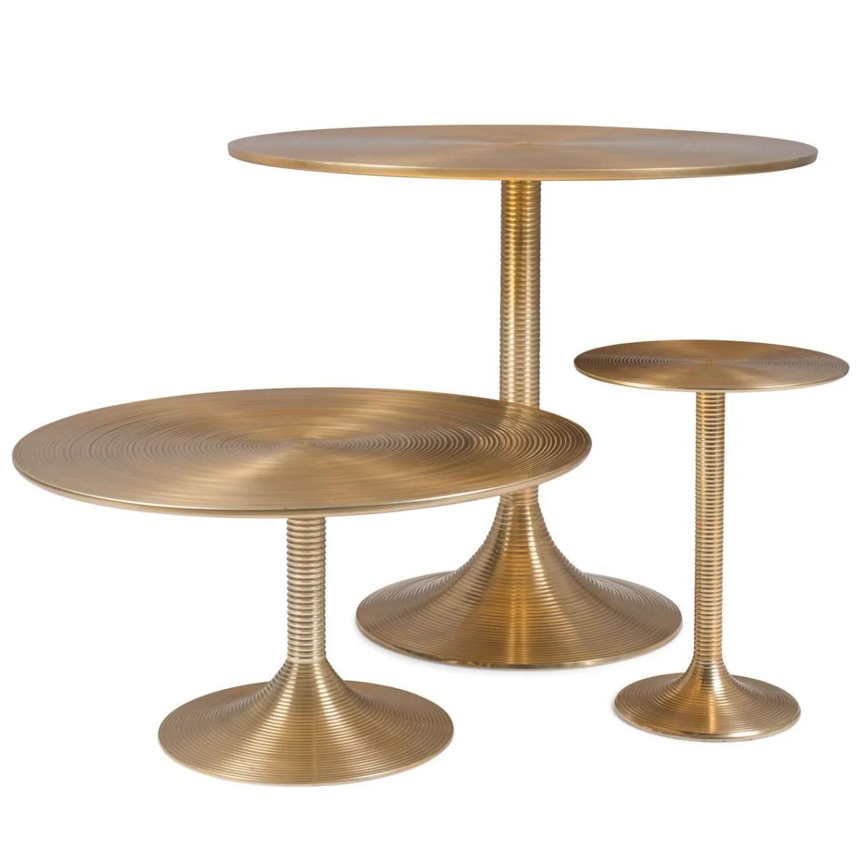 Bold Monkey Hypnotising Round Table Gold - Image 11