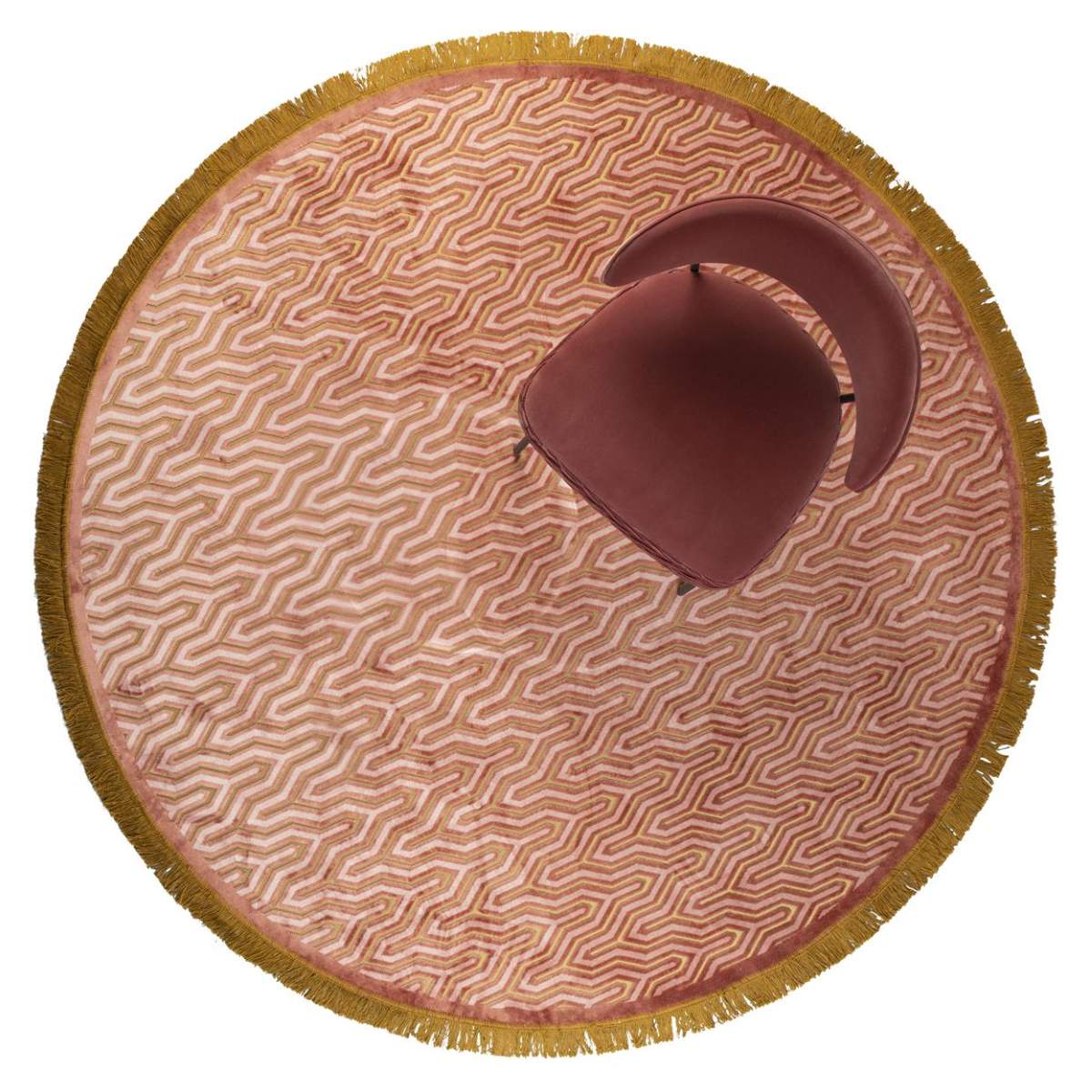 Bold Monkey I Feel So Soft Carpet Round 200 Pink - Image 2