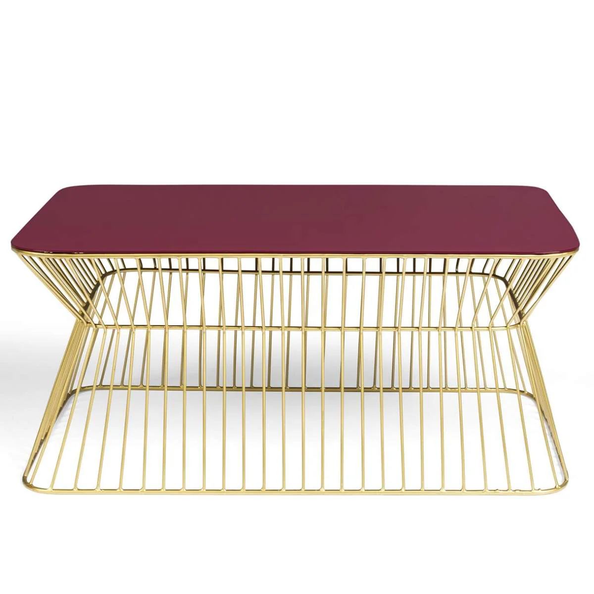 Bold Monkey No Offence Coffee Table Wine Red