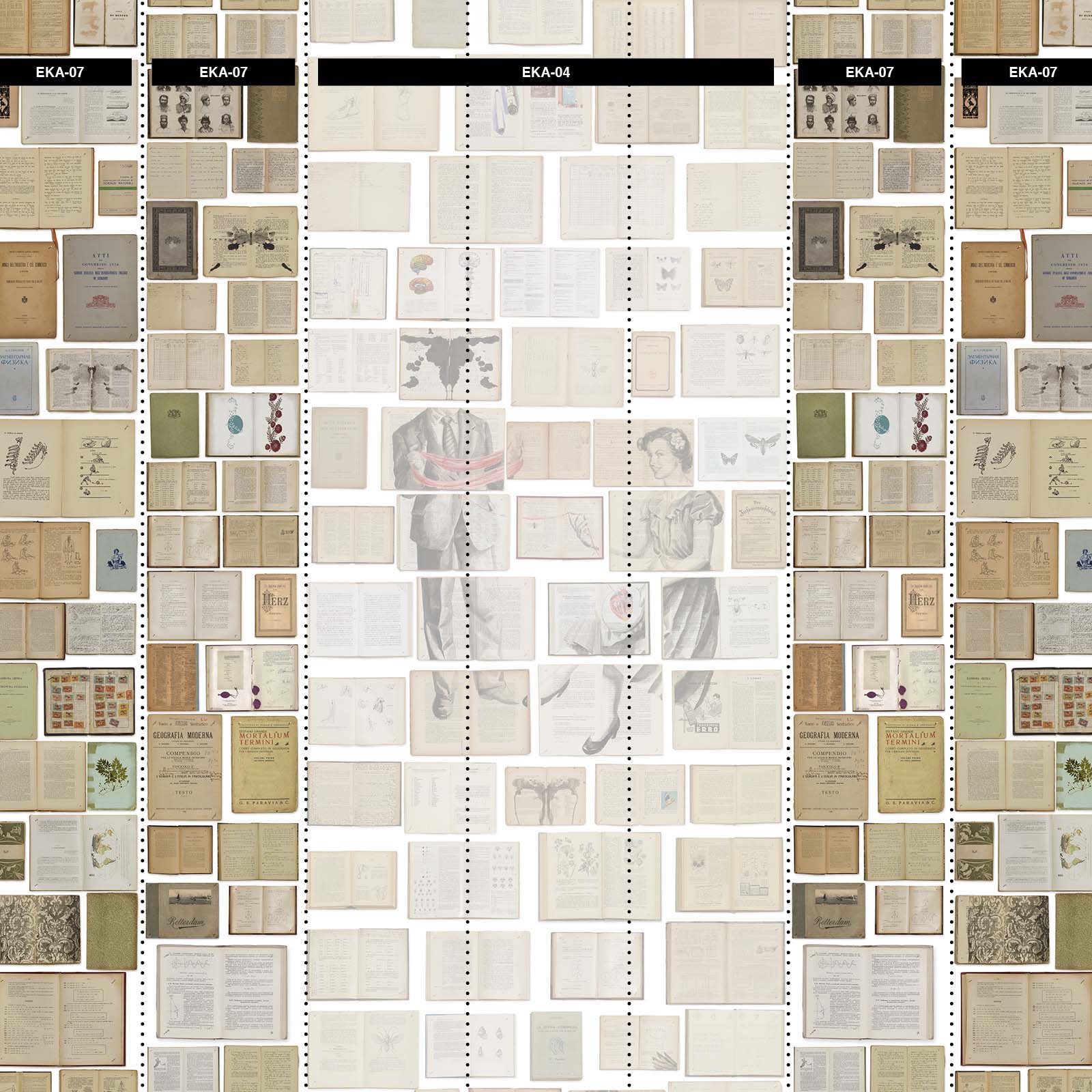 NLXL Books White Wallpaper - Image 2