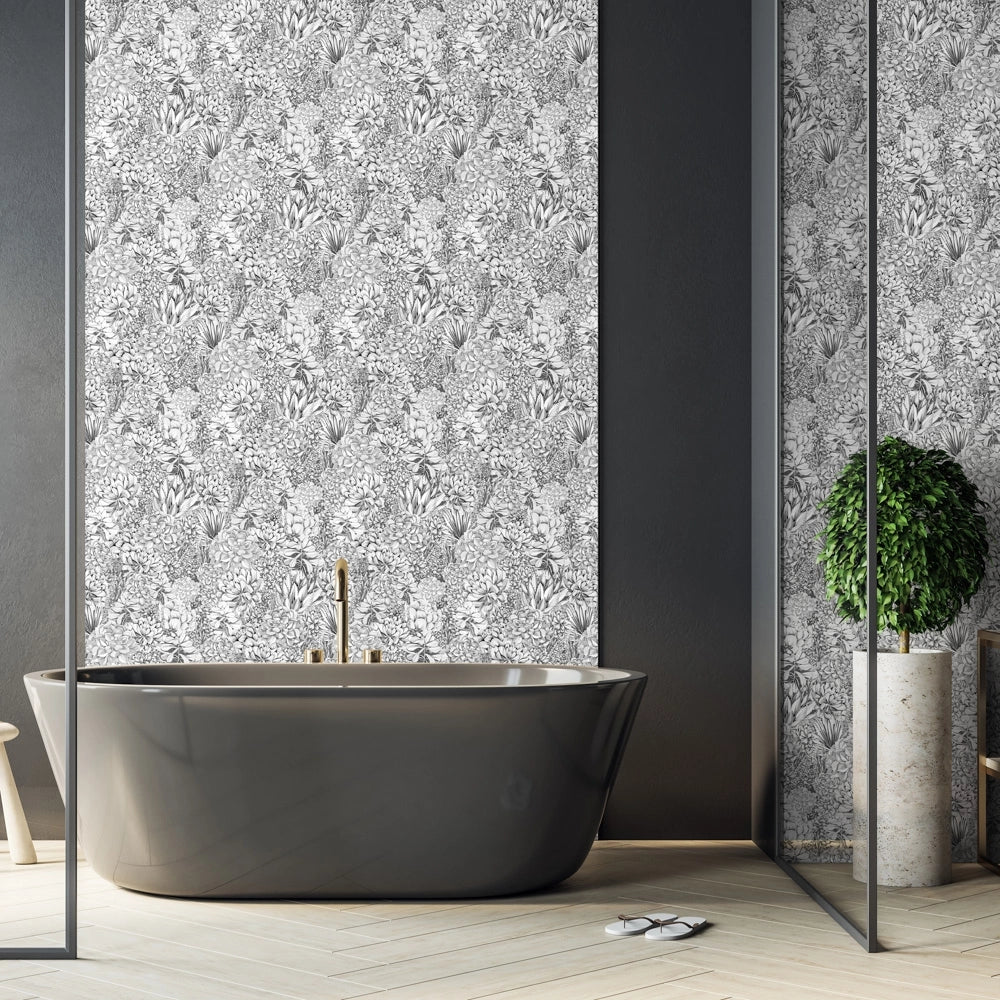 Brand McKenzie Alpine Landscape Grey Wallpaper - Image 2