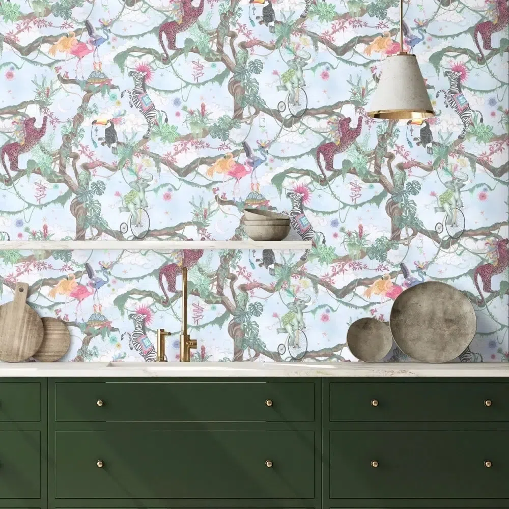 Brand McKenzie Balancing Act Blue Sky Wallpaper - Image 2