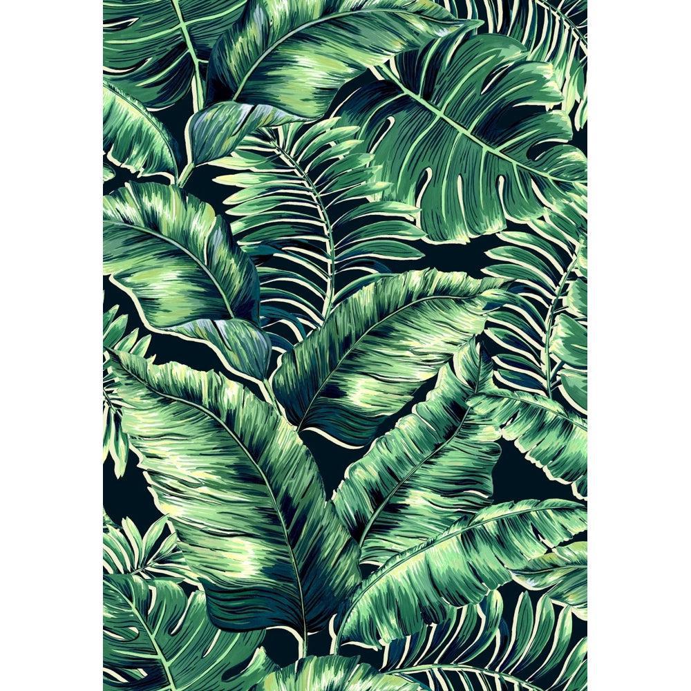 Brand McKenzie Banana Leaves Standard Leaf Green Wallpaper - Image 3