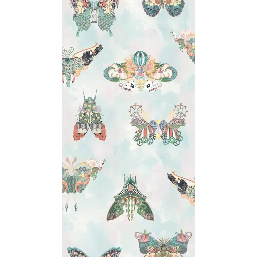 Brand McKenzie Butterfly Effect Green Multi Wallpaper - Image 4