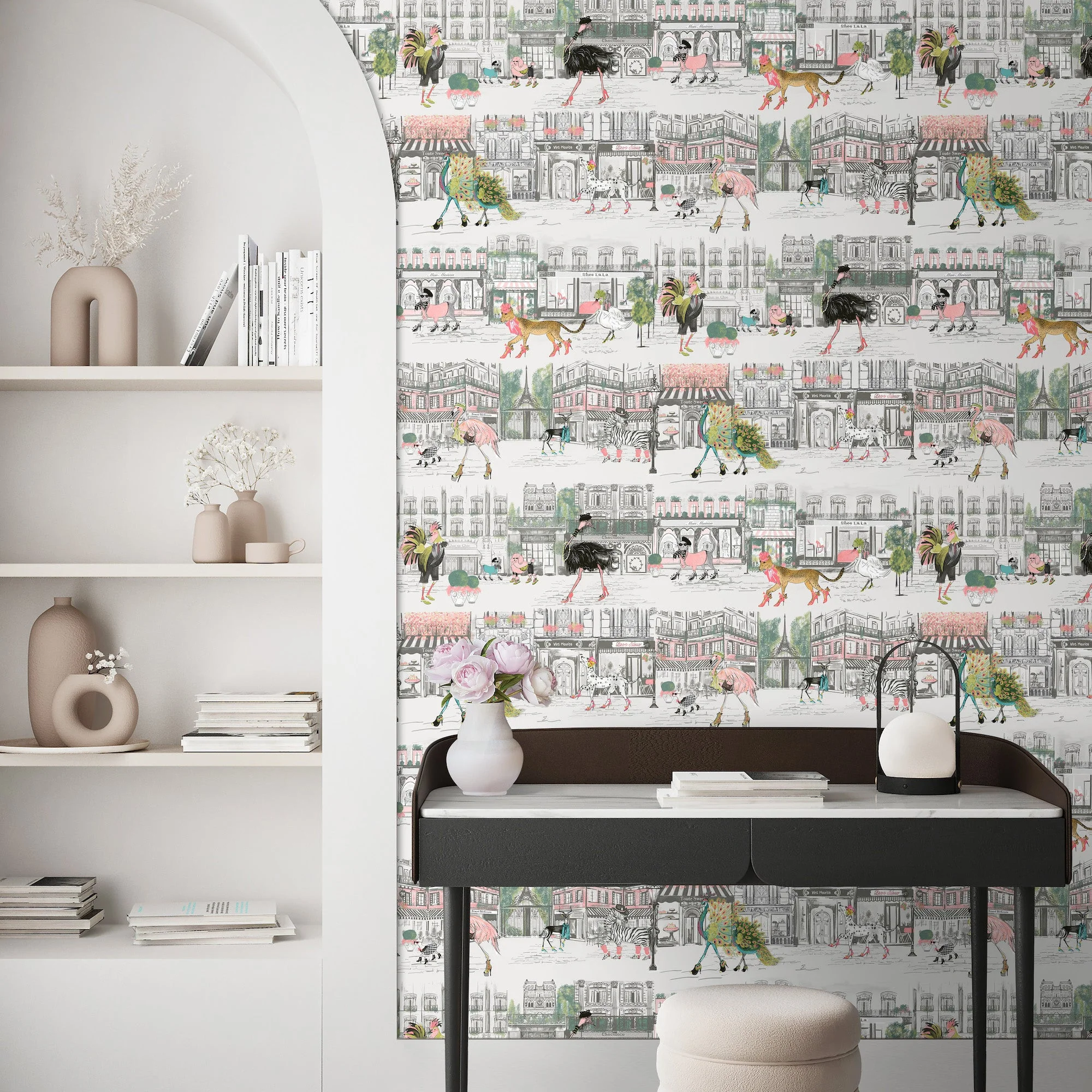 Brand McKenzie Catwalk Wallpaper - Black & White - Image 2