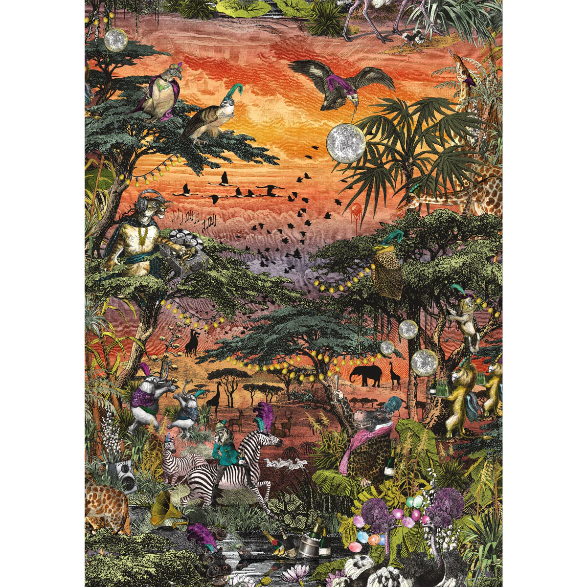 Brand McKenzie Club Safari Wallpaper - Sunset - Image 4