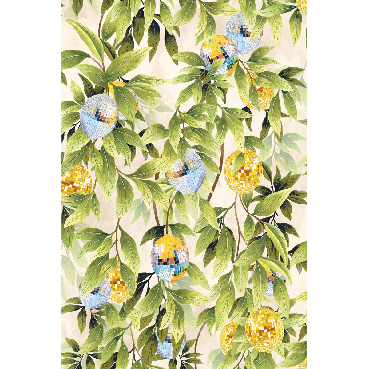 Brand McKenzie Disco Lemons Wallpaper - Cotton - Image 4