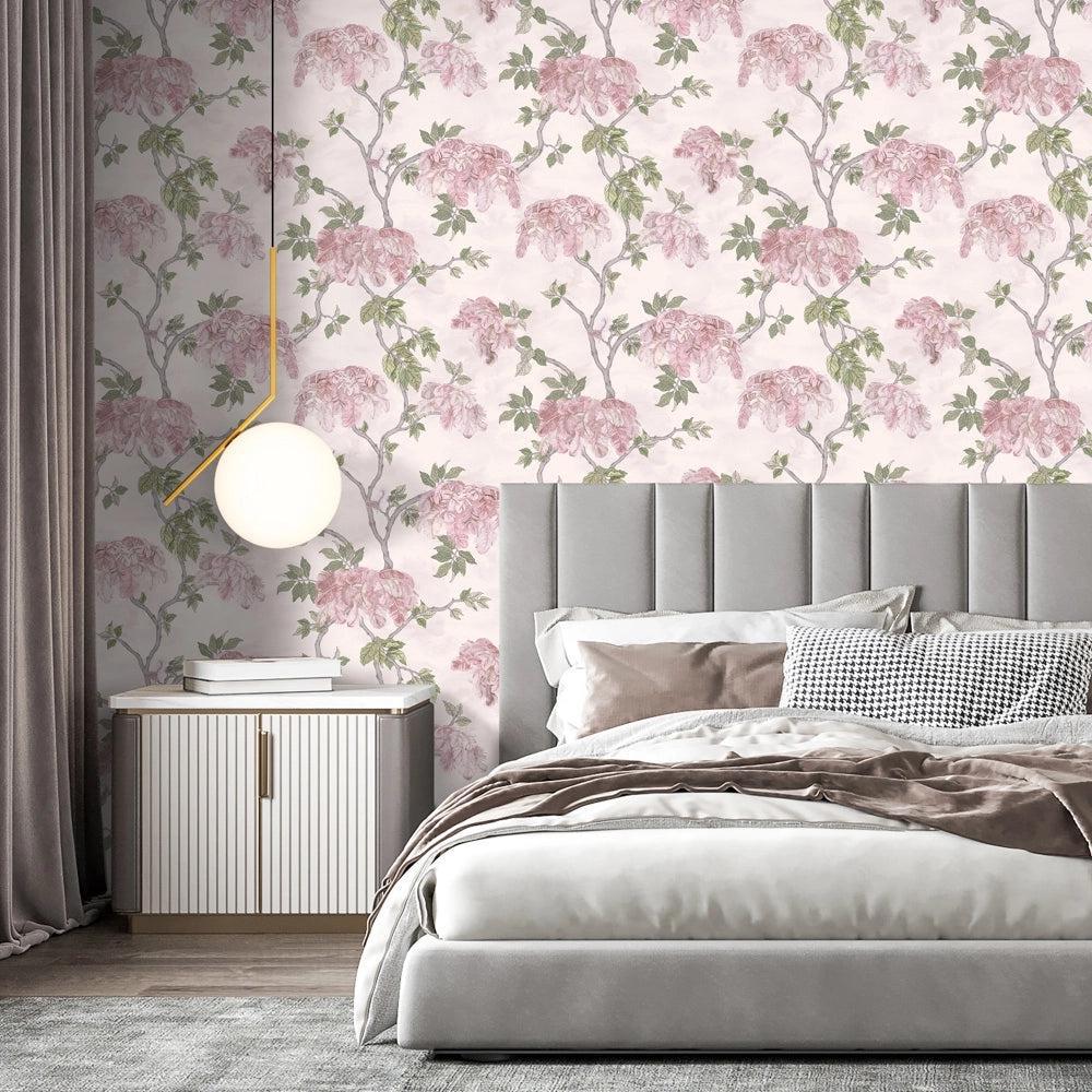 Brand McKenzie Feather Palm Rose Wallpaper - Image 2