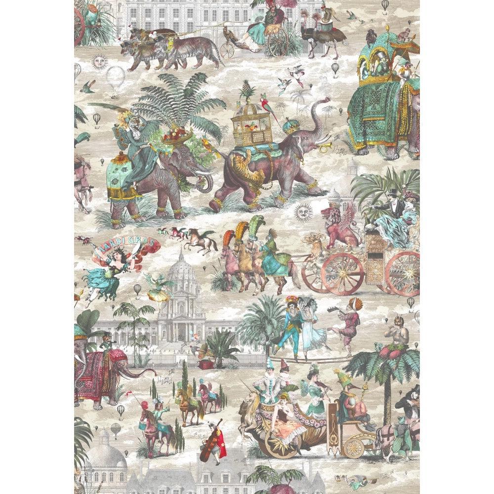 Brand McKenzie Fiesta Ruby & Green Wallpaper - Image 3