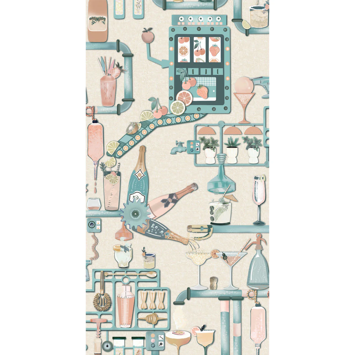Brand McKenzie Liquid Lab Wallpaper - Summer Breeze - Image 4
