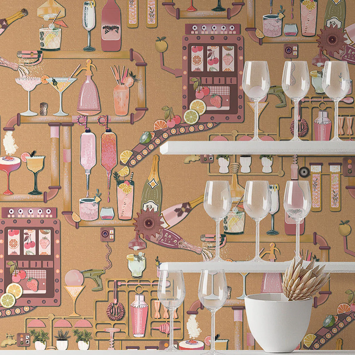 Brand McKenzie Liquid Lab Wallpaper - Sunrise - Image 2