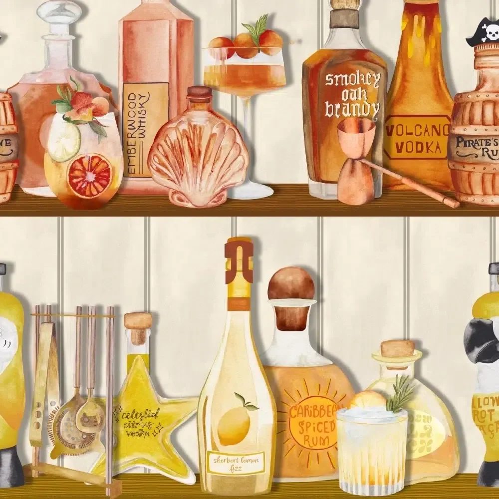 Brand McKenzie Mixology Ivory Wallpaper