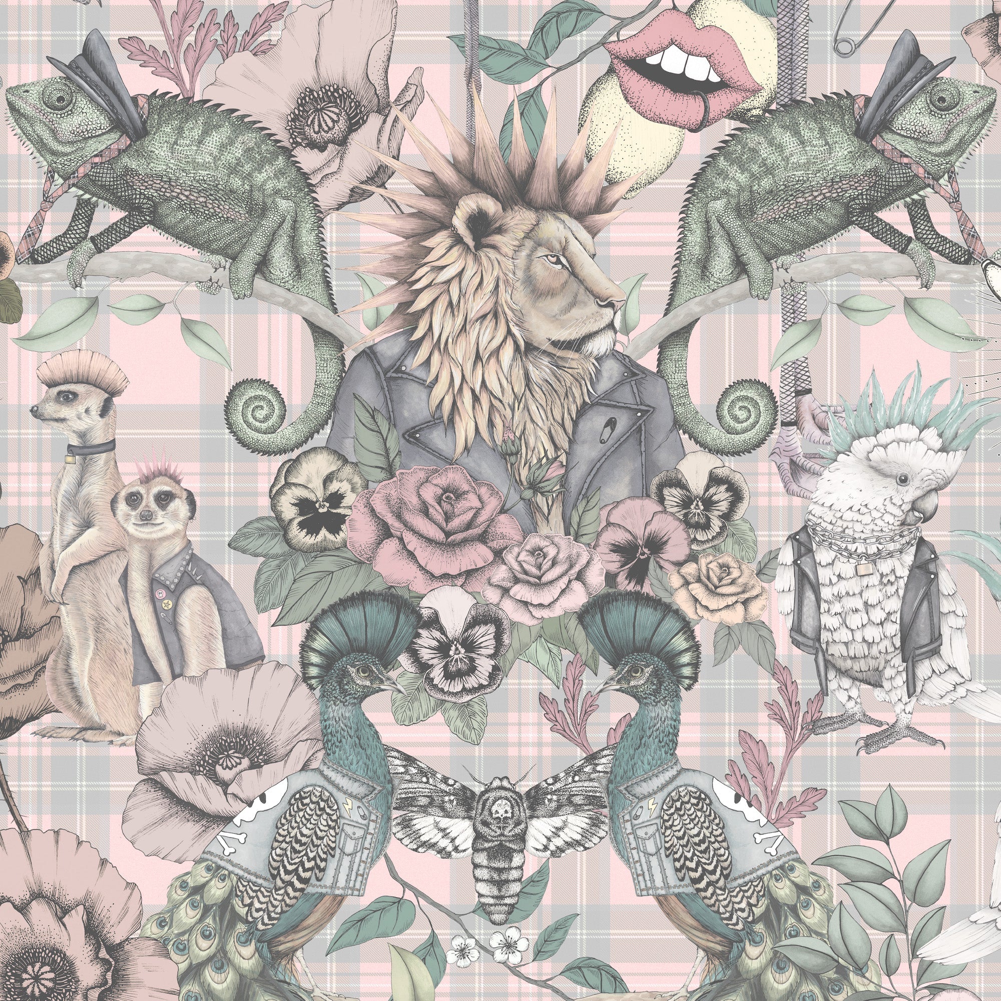 Brand McKenzie Punk Rocks  Wallpaper - Pastel