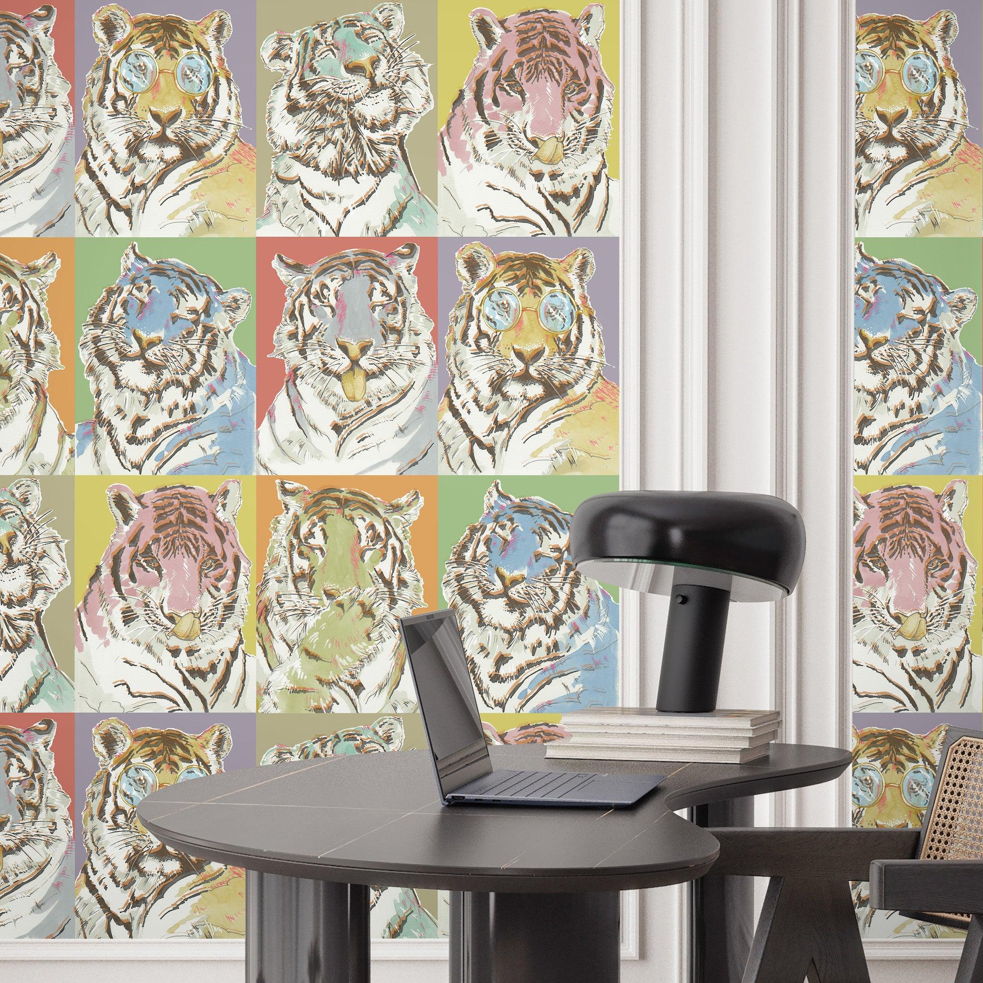 Brand McKenzie Roar Emotions Wallpaper - Multi - Image 3