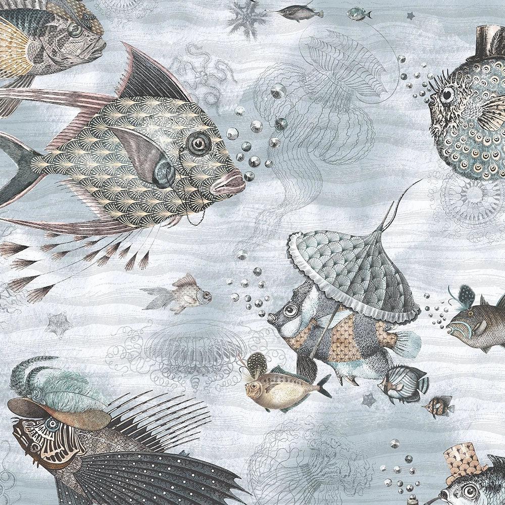 Brand McKenzie Sea Life Aqua & Sand Wallpaper