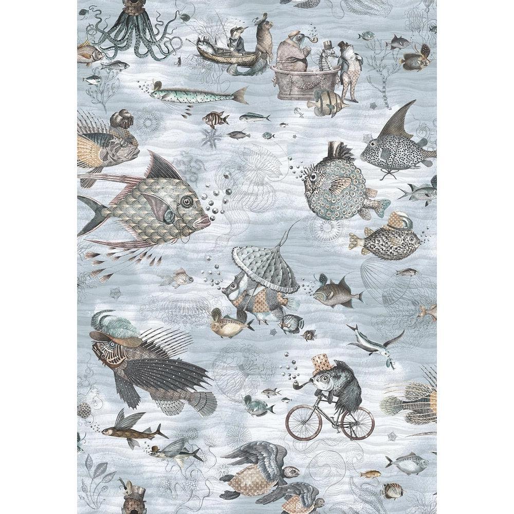 Brand McKenzie Sea Life Aqua & Sand Wallpaper - Image 3