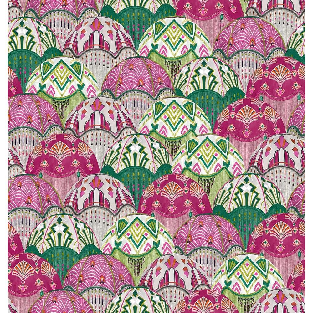 Brand McKenzie Silk Shades Cerise Wallpaper - Image 3