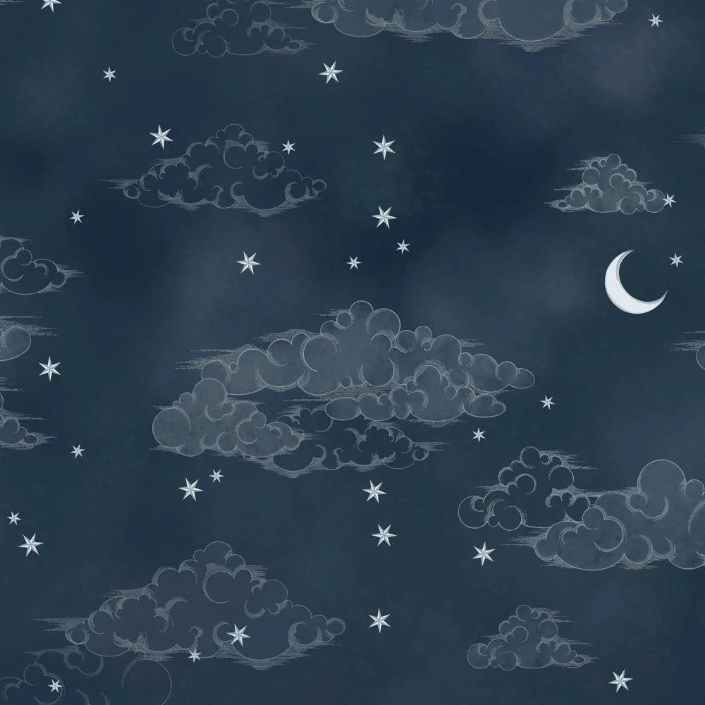 Brand McKenzie Starry Clouds Nightfall Wallpaper