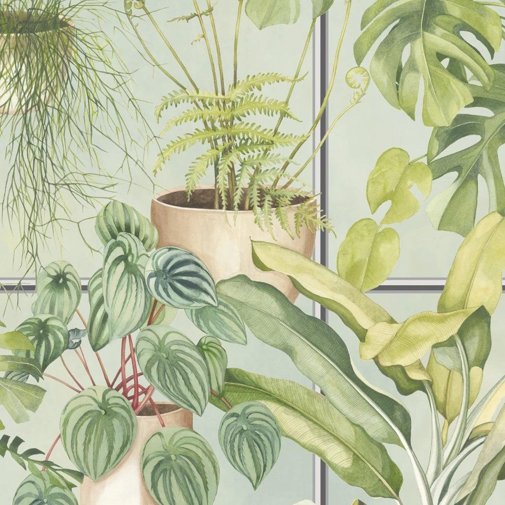 Brand McKenzie The Green House Green Wallpaper