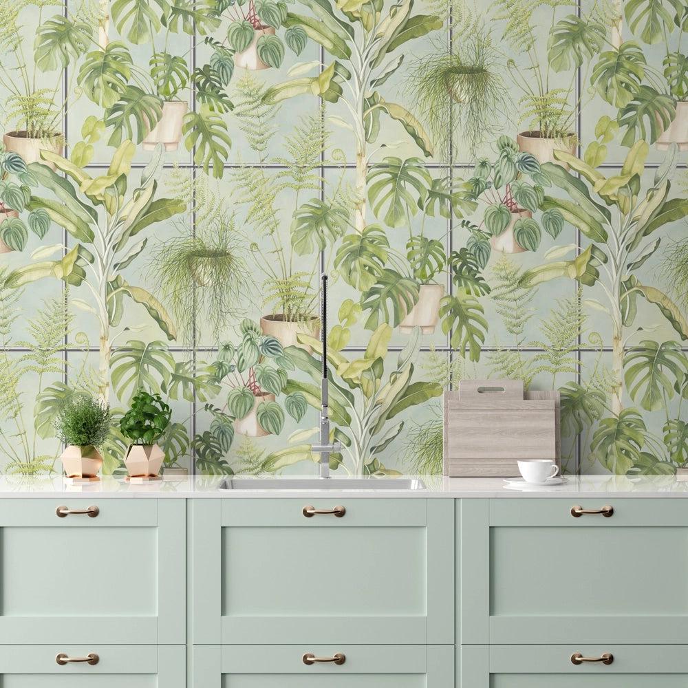 Brand McKenzie The Green House Green Wallpaper - Image 2