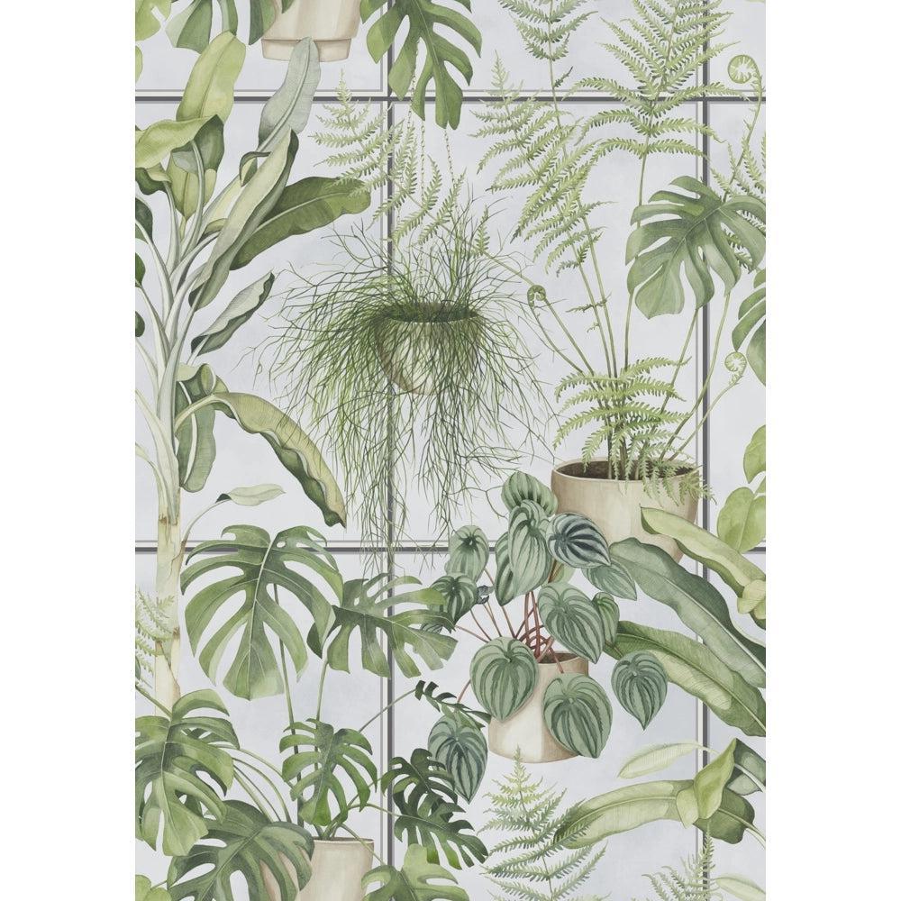 Brand McKenzie The Green House Sky Blue Wallpaper - Image 3