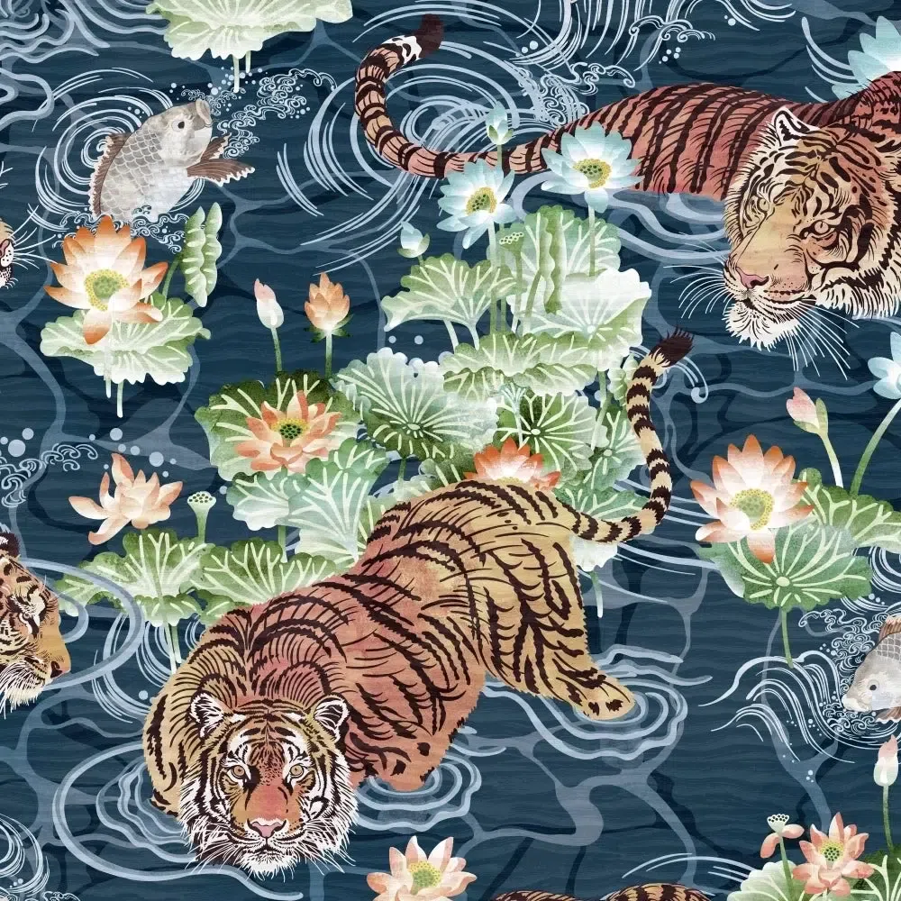 Brand McKenzie Tiger Lily Midnight Wallpaper