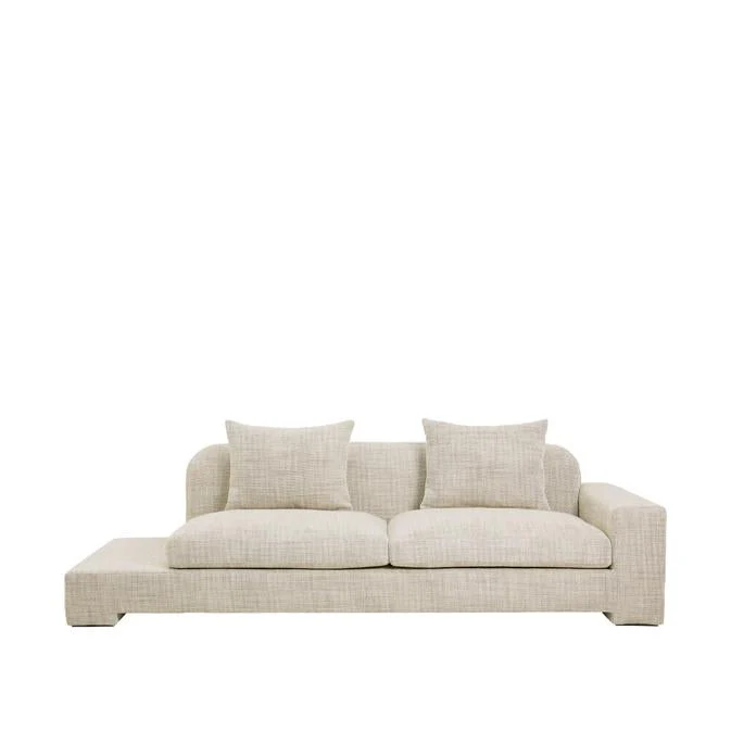 Broste Copenhagen Bay Chaise Longue Light Beige - Right Sided