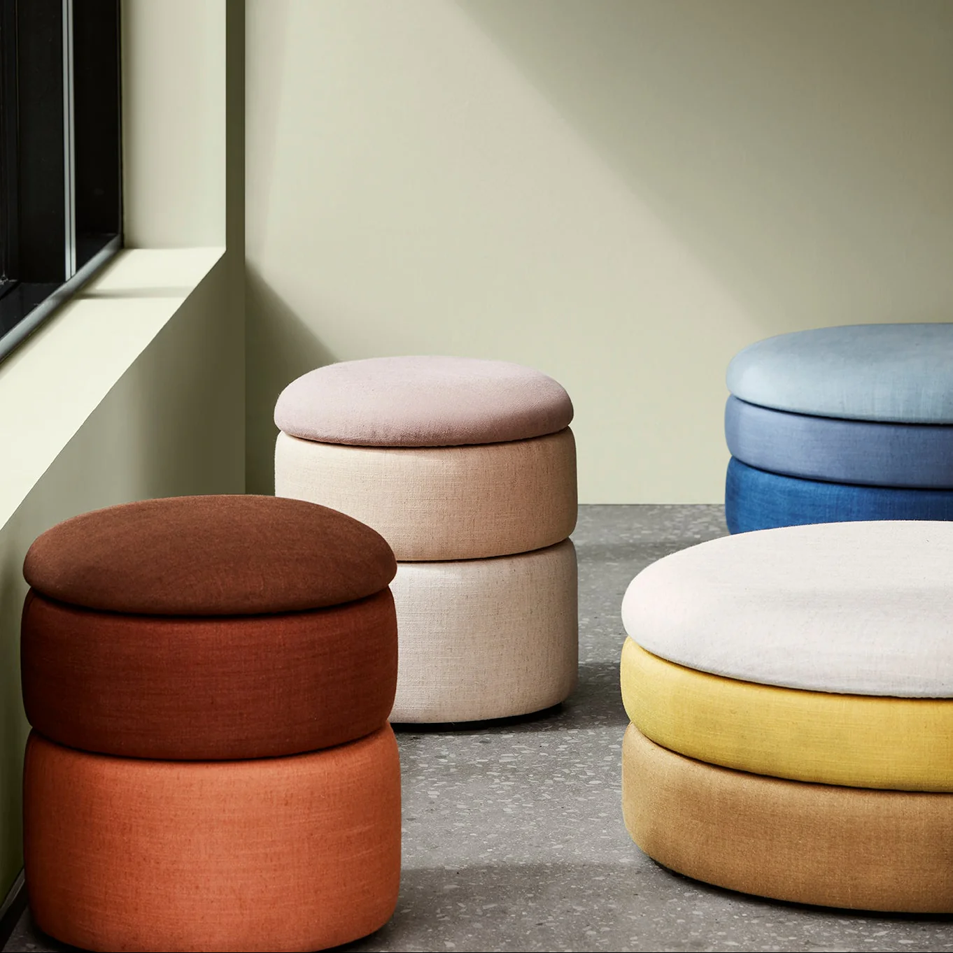 Broste Copenhagen Pond Pouf Small - Image 5