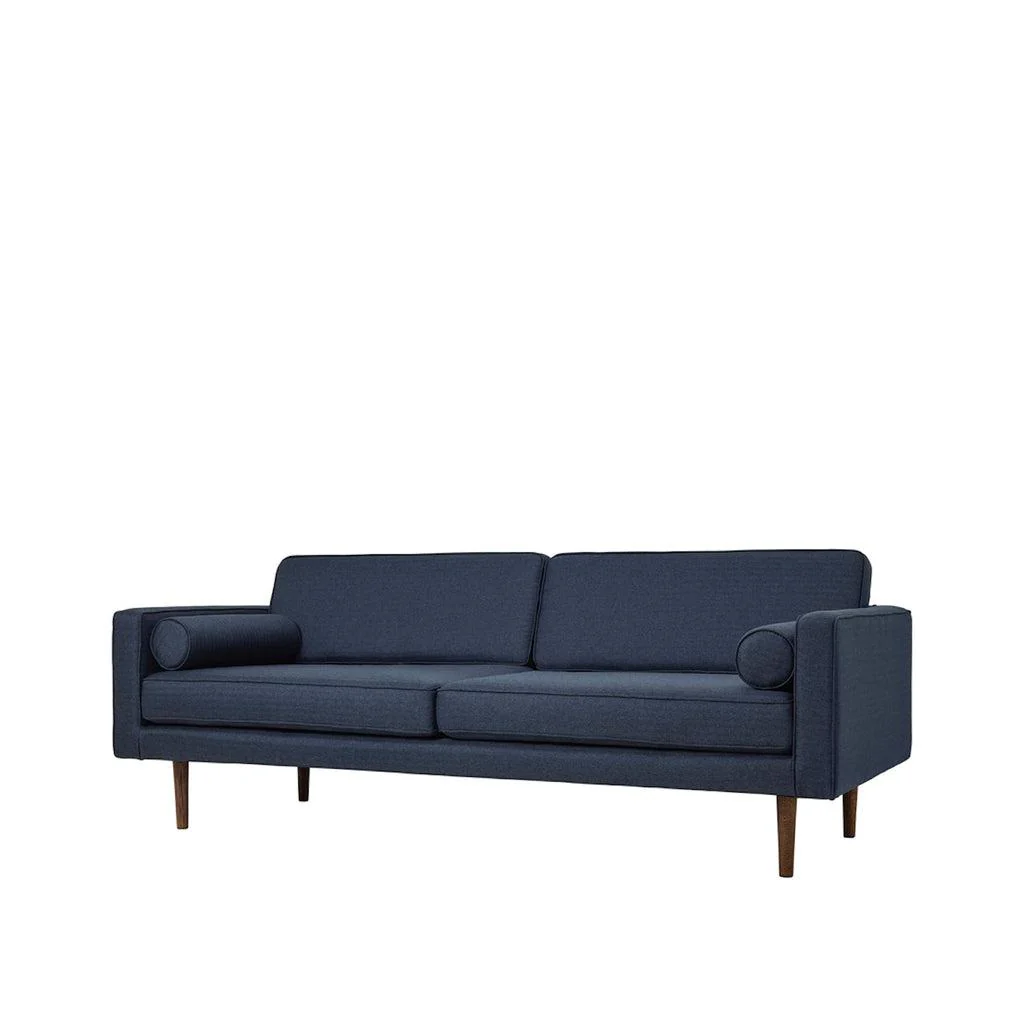 Broste Copenhagen Wind Tweed Large Sofa Navy - Image 2