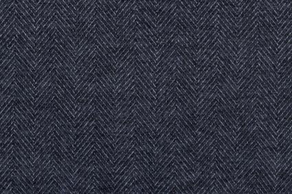 Broste Copenhagen Wind Tweed Chaise Longue Navy Left Sided - Image 5