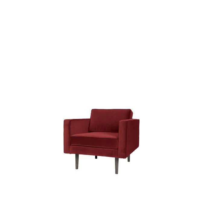 Broste Copenhagen Wind Velvet Armchair In Wild Ginger - Image 5