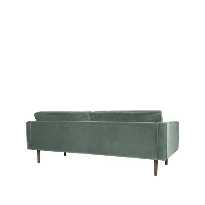 Broste Copenhagen Wind Velvet Large Sofa In Chinois Green - Image 5