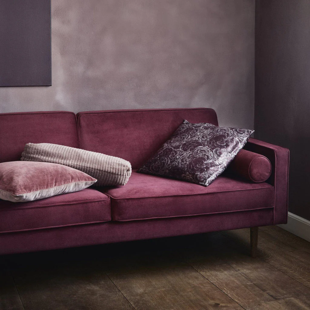 Broste Copenhagen Wind Velvet Large Sofa In Wild Ginger - Image 3