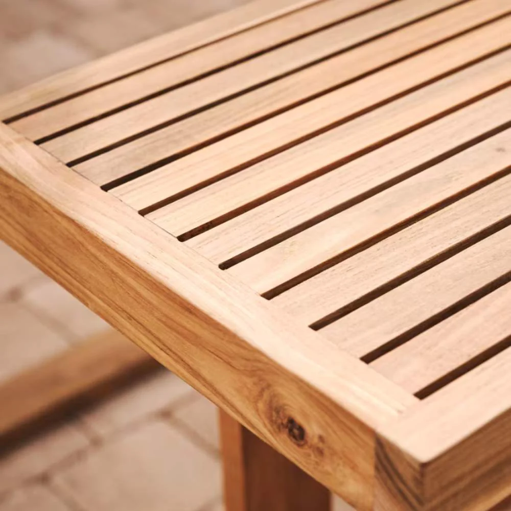 Kave Home Canadell 130 cm Tall Bench - 100% Outdoor Solid Recycled Teak by Kave Home - Image 4