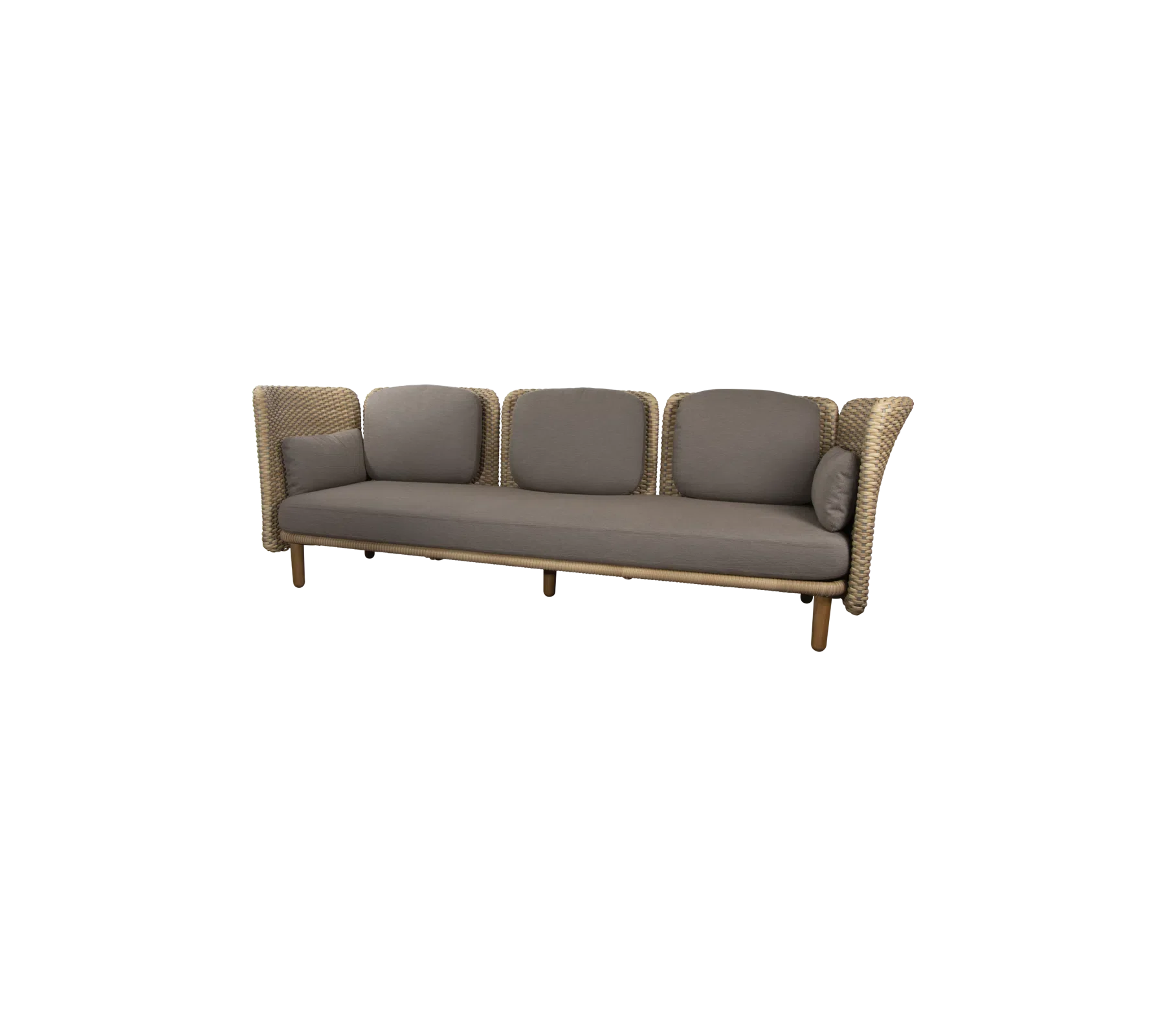 Cane-line Arch 3-Seater Sofa with Low Arm & Backrest
